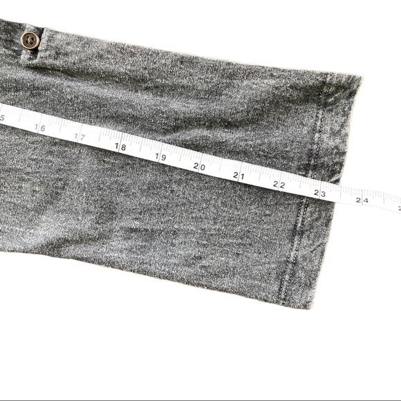 Long sleeve grey stonewashed tunic top - Picture 8 of 16